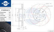 RT 20376-GL T5 ROTINGER brzdový kotúč RT 20376-GL T5 ROTINGER