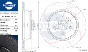 RT 20384-GL T5 ROTINGER brzdový kotúč RT 20384-GL T5 ROTINGER