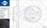RT 20775HP-GL T6 Brzdový kotouč ROTINGER