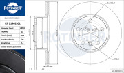 RT 21402-GL Brzdový kotouč ROTINGER