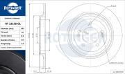 RT 12156-GL Brzdový kotouč ROTINGER