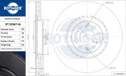 RT 20367-GL ROTINGER brzdový kotúč RT 20367-GL ROTINGER