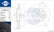 RT 20381-GL T5 Brzdový kotouč ROTINGER