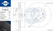 RT 20550-GL ROTINGER brzdový kotúč RT 20550-GL ROTINGER