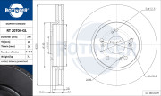 RT 20704-GL ROTINGER brzdový kotúč RT 20704-GL ROTINGER