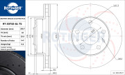 RT 20732-GL T5 ROTINGER brzdový kotúč RT 20732-GL T5 ROTINGER