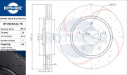 RT 21213-GL T5 ROTINGER brzdový kotúč RT 21213-GL T5 ROTINGER
