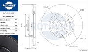 RT 21659-GL ROTINGER brzdový kotúč RT 21659-GL ROTINGER