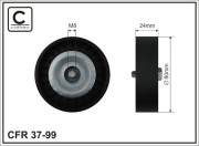 37-99 Vratná/vodicí kladka, klínový žebrový řemen CAFFARO