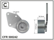 500242 Vratná/vodicí kladka, ozubený řemen CAFFARO