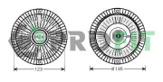1720-1012 Spojka, větrák chladiče PROFIT