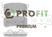 5005-1604 PROFIT sada brzdových platničiek kotúčovej brzdy 5005-1604 PROFIT