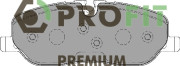 5005-1615 PROFIT sada brzdových platničiek kotúčovej brzdy 5005-1615 PROFIT
