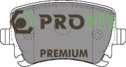 5005-1636 PROFIT sada brzdových platničiek kotúčovej brzdy 5005-1636 PROFIT