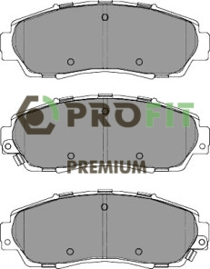5005-2010 Sada brzdových destiček, kotoučová brzda PROFIT