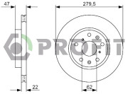 5010-1620 Brzdový kotouč PROFIT