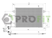 1770-0002 Kondenzátor, klimatizace PROFIT