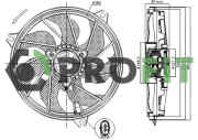 1850-0002 PROFIT ventilátor chladenia motora 1850-0002 PROFIT