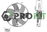 1850-0005 PROFIT ventilátor chladenia motora 1850-0005 PROFIT