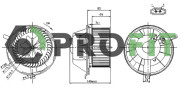 1860-0003 vnitřní ventilátor PROFIT