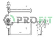 PR 9537N1 PROFIT výmenník tepla vnútorného kúrenia PR 9537N1 PROFIT