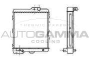 100042 Chladič, chlazení motoru AUTOGAMMA