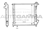 100882 Chladič, chlazení motoru AUTOGAMMA