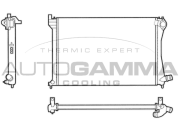 101345 Chladič, chlazení motoru AUTOGAMMA