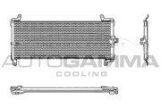 101589 Kondenzátor, klimatizace AUTOGAMMA