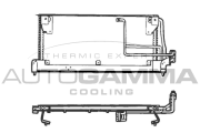 101709 Kondenzátor, klimatizace AUTOGAMMA
