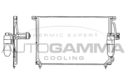 101714 Kondenzátor, klimatizace AUTOGAMMA