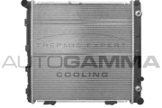 102002 Chladič, chlazení motoru AUTOGAMMA