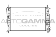 102070 Chladič, chlazení motoru AUTOGAMMA