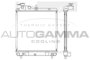102124 Chladič, chlazení motoru AUTOGAMMA