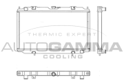 102187 Chladič, chlazení motoru AUTOGAMMA
