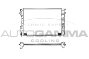 102250 Chladič, chlazení motoru AUTOGAMMA