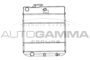 102268 Chladič, chlazení motoru AUTOGAMMA