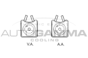102486 Olejový chladič, motorový olej AUTOGAMMA