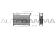 102539 Výměník tepla, vnitřní vytápění AUTOGAMMA