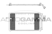 102708 Kondenzátor, klimatizace AUTOGAMMA