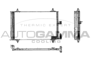102748 Kondenzátor, klimatizace AUTOGAMMA
