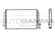 102758 Kondenzátor, klimatizace AUTOGAMMA