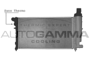 102845 Chladič, chlazení motoru AUTOGAMMA