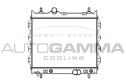 102861 Chladič, chlazení motoru AUTOGAMMA