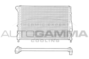 102884 Chladič, chlazení motoru AUTOGAMMA