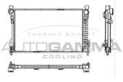 102920 Chladič, chlazení motoru AUTOGAMMA