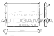 102952 Chladič, chlazení motoru AUTOGAMMA