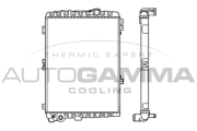 103036 Chladič, chlazení motoru AUTOGAMMA