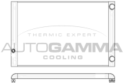 103373 Chladič, chlazení motoru AUTOGAMMA