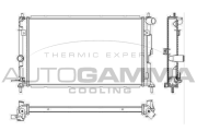 103528 Chladič, chlazení motoru AUTOGAMMA